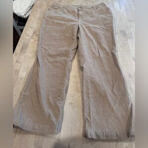 St. John's Bay Tan Corduroy Pants Classic Style